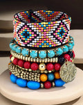7 strand multi shape bracelet set